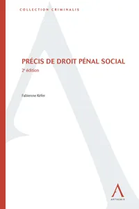 Précis de droit pénal social_cover