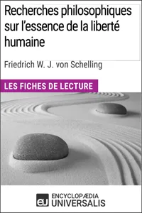 Recherches philosophiques sur l'essence de la liberté humaine de Schelling_cover