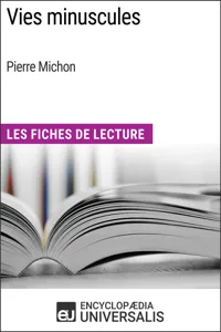 Vies minuscules de Pierre Michon_cover