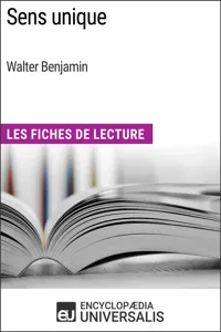 Sens unique de Walter Benjamin_cover