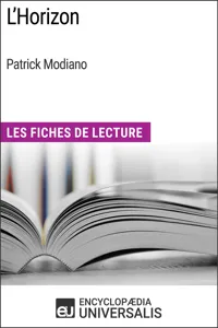 L'Horizon de Patrick Modiano_cover