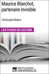 Maurice Blanchot, partenaire invisible de Christophe Bident_cover