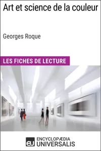 Art et science de la couleur de Georges Roque_cover