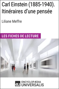 Carl Einstein. Itinéraires d'une pensée de Liliane Meffre_cover