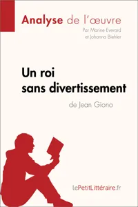 Un roi sans divertissement de Jean Giono_cover