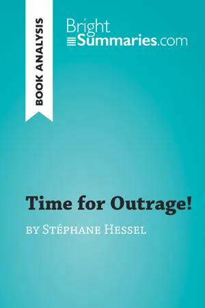 Time for Outrage! by Stéphane Hessel (Book Analysis)