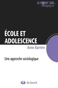 Ecole et adolescence_cover