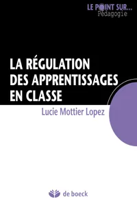 La régulation des apprentissages en classe_cover