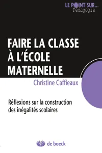 Faire la classe à l'école maternelle_cover