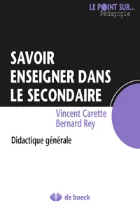 Savoir enseigner dans le secondaire_cover