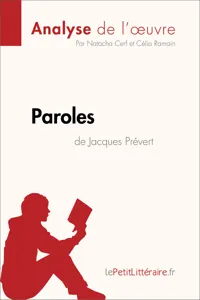 Paroles de Jacques Prévert_cover