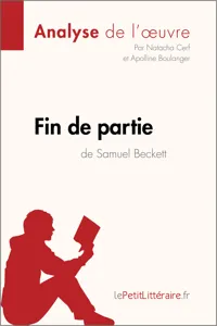 Fin de partie de Samuel Beckett_cover