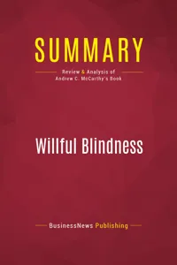 Summary: Willful Blindness_cover