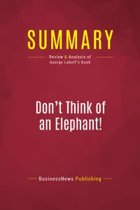 Summary: Don't Think of an Elephant!_cover