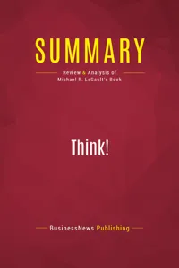 Summary: Think!_cover