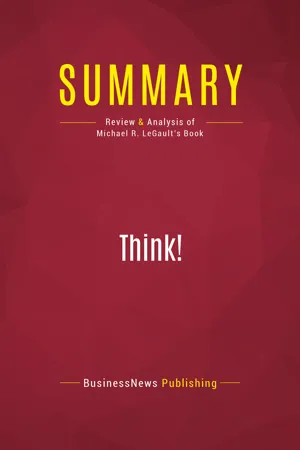 Summary: Think!
