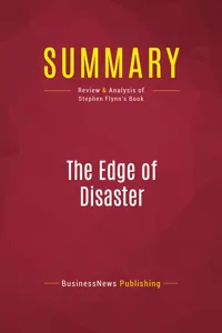 Summary: The Edge of Disaster_cover