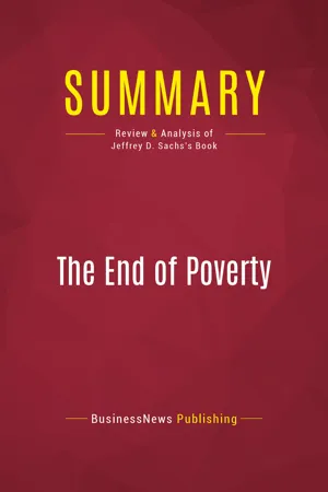 Summary: The End of Poverty