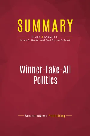 Summary: Winner-Take-All Politics