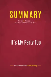 Summary: It's My Party Too_cover