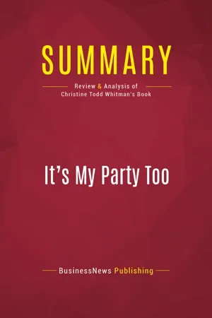 Summary: It's My Party Too