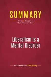 Summary: Liberalism is a Mental Disorder_cover