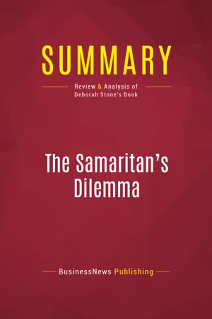 Summary: The Samaritan's Dilemma