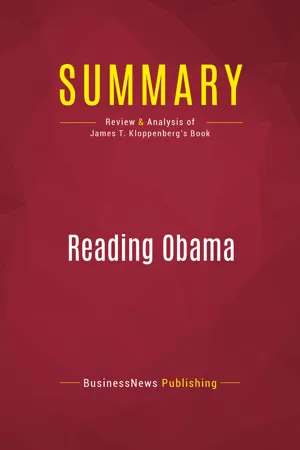 Summary: Reading Obama