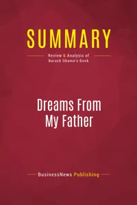 Summary: Dreams From My Father_cover