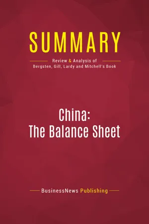 Summary: China: The Balance Sheet