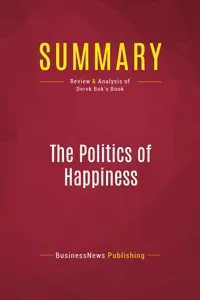 Summary: The Politics of Happiness_cover