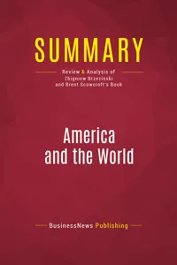 Summary: America and the World_cover