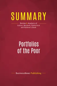 Summary: Portfolios of the Poor_cover