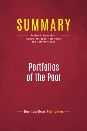 Summary: Portfolios of the Poor