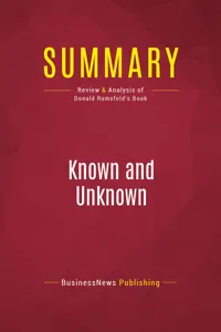 Summary: Known and Unknown_cover