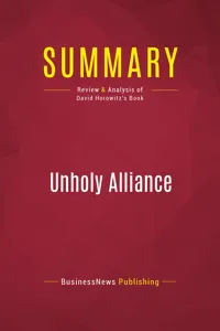 Summary: Unholy Alliance_cover