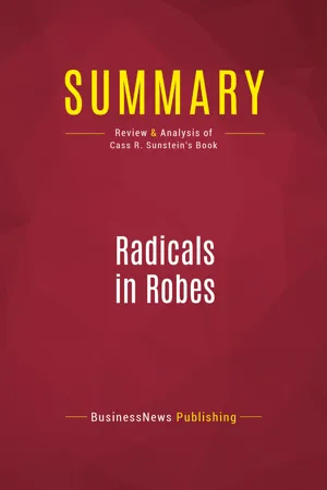 Summary: Radicals in Robes