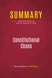 Summary: Constitutional Chaos_cover