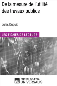 De la mesure de l'utilité des travaux publics de Jules Dupuit_cover