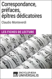 Correspondance, préfaces, épîtres dédicatoires de Claudio Monteverdi_cover