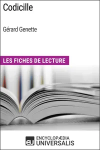 Codicille de Gérard Genette_cover