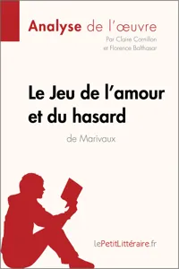 Le Jeu de l'amour et du hasard de Marivaux_cover