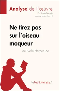 Ne tirez pas sur l'oiseau moqueur de Nelle Harper Lee_cover