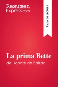 La prima Bette de Honoré de Balzac_cover