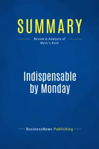 Summary: Indispensable by Monday_cover