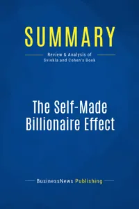 Summary: The Self-Made Billionaire Effect_cover