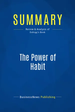 Summary: The Power of Habit