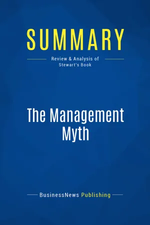 Summary: The Management Myth