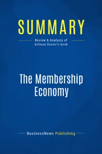 Summary: The Membership Economy_cover