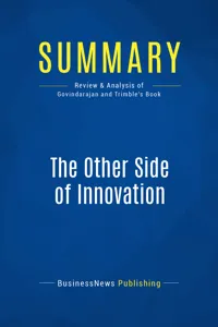 Summary: The Other Side of Innovation_cover